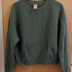 All in Motion Green Crew Neck Sweater